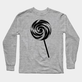 Retro Lollipop Design Long Sleeve T-Shirt